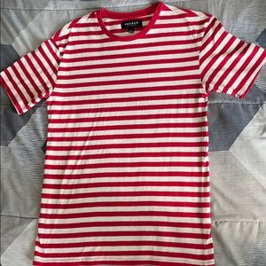 Brand Pacsun red with white stripes
